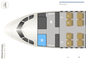 Etihad A321 Business Class Review – etihad airways a321 seat map